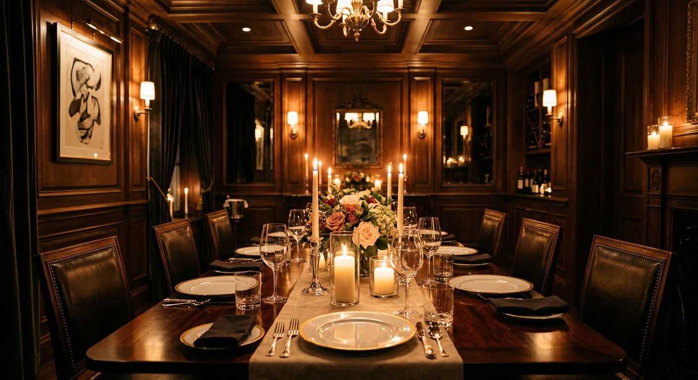 Luxury NYC private dining room